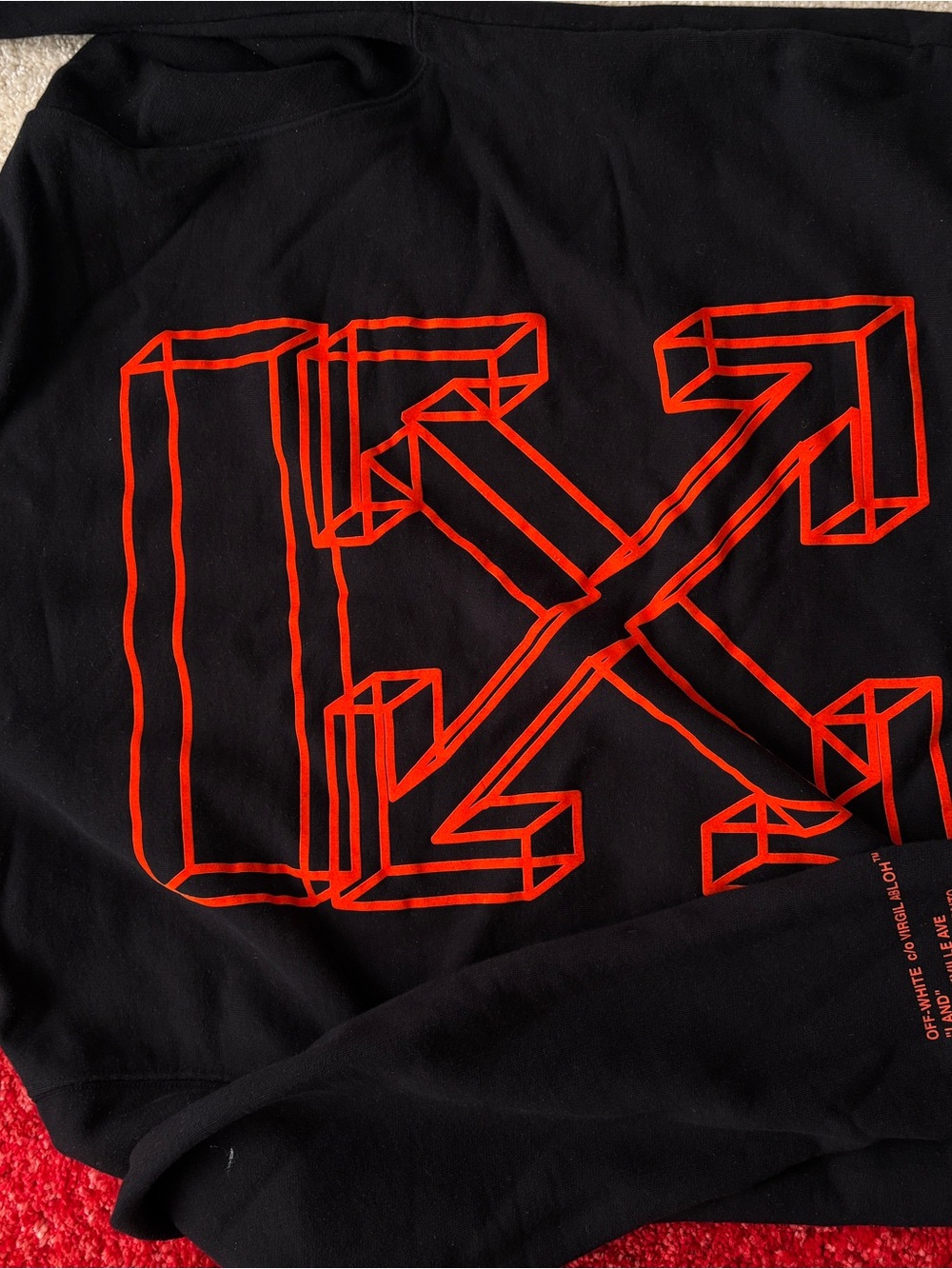 Off-White Virgil Abloh Archival 2017 Toronto Exclusive Hoodie size Med - Picture 11 of 12